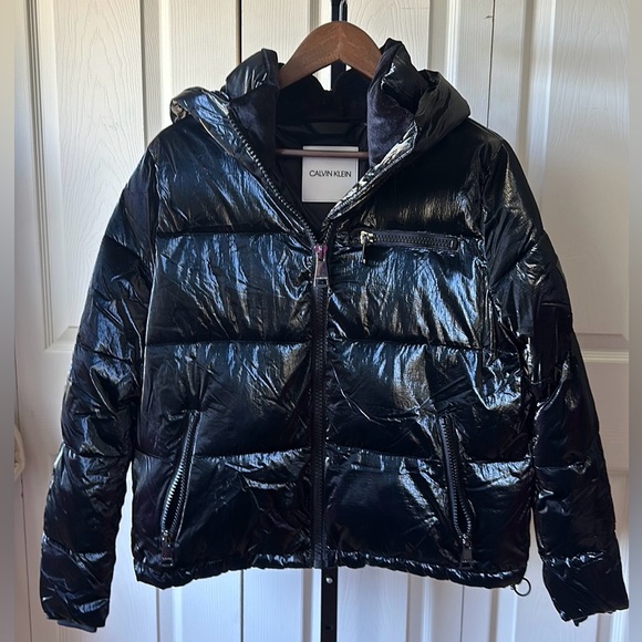 Calvin Klein Hooded Puffer Coat - Picture 4 of 13